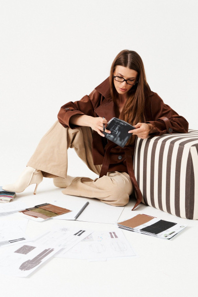 Куртка ELLETTO 3885 коричневый - фото 3