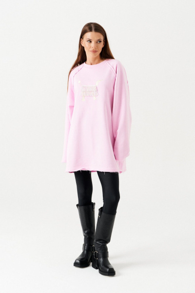 Свитшот ELLETTO 3896 розовый - фото 1