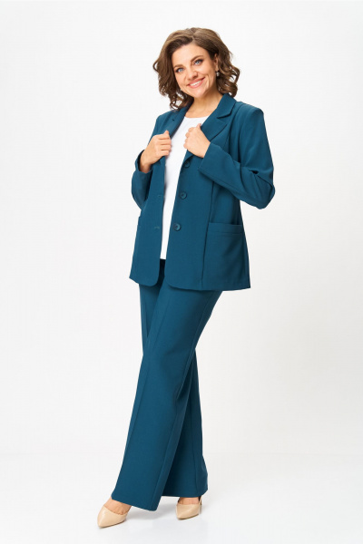 Блуза, брюки, жакет Орхидея 1604 - фото 3