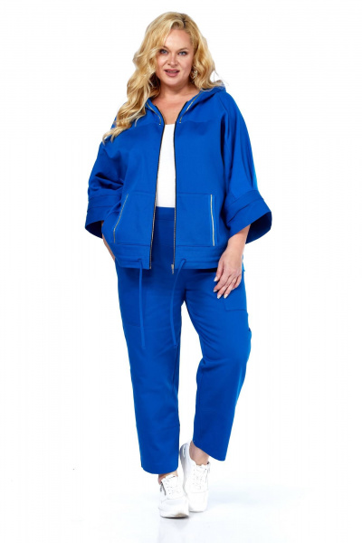 Блуза, брюки Anastasia 1223 васильковый - фото 6