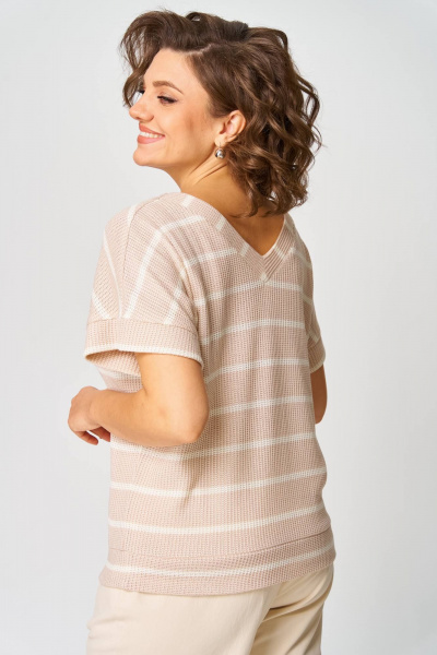 Джемпер Rumoda 2266 бежевый - фото 8