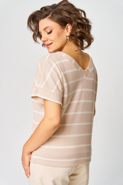 Джемпер Rumoda 2266 бежевый - фото 5