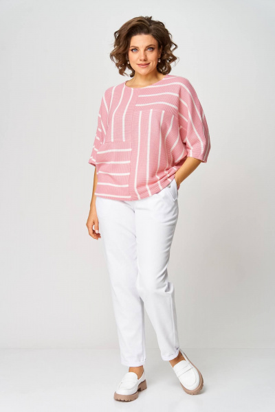 Джемпер Rumoda 2267 розовый - фото 4