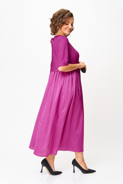 Платье Michel chic 2173 фуксия - фото 4