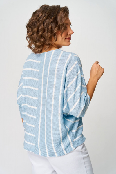 Джемпер Rumoda 2267 голубой - фото 5