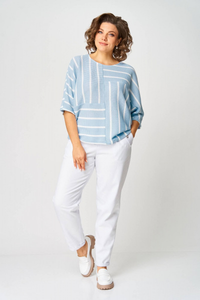 Джемпер Rumoda 2267 голубой - фото 1