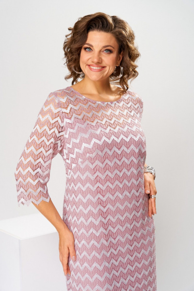 Платье Romanovich Style 1-1849 розовый - фото 8