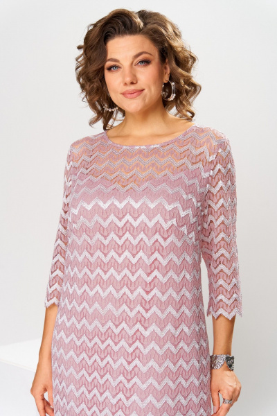 Платье Romanovich Style 1-1849 розовый - фото 7