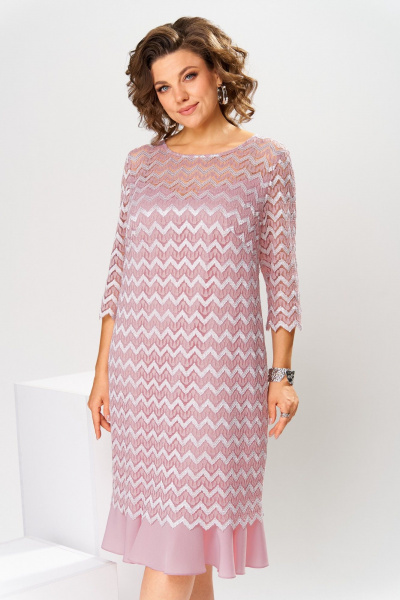 Платье Romanovich Style 1-1849 розовый - фото 6