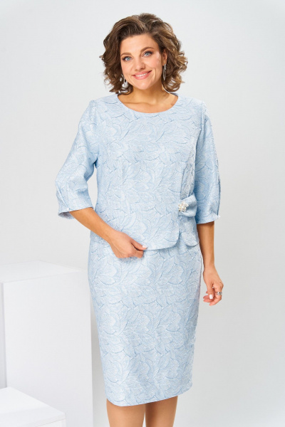 Платье Romanovich Style 1-2537 голубой - фото 4