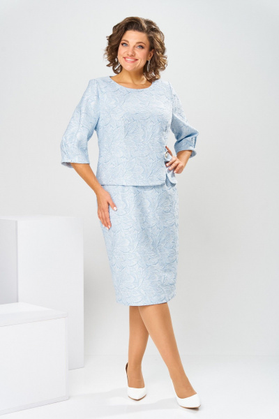 Платье Romanovich Style 1-2537 голубой - фото 3
