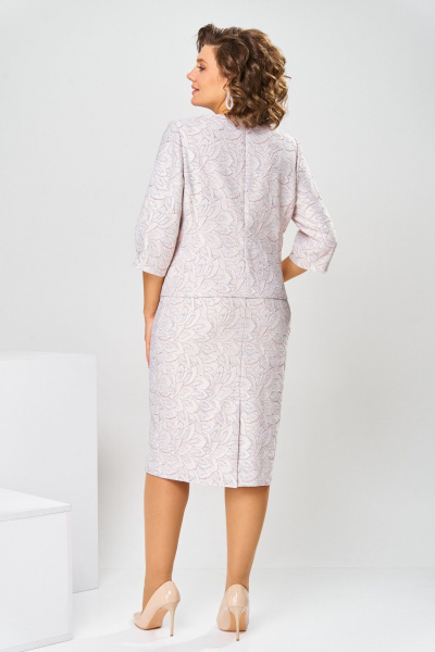 Платье Romanovich Style 1-2537 пудровый-1 - фото 9