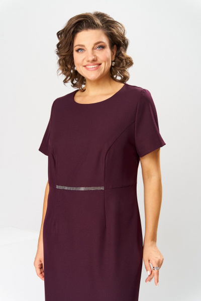 Жакет, платье Romanovich Style 3-2559 баклажан - фото 10