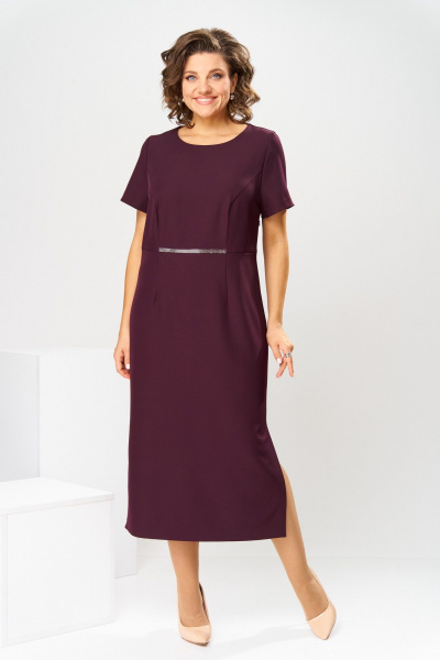 Жакет, платье Romanovich Style 3-2559 баклажан - фото 8