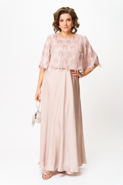 Платье Michel chic 2186 пыльная роза - фото 1