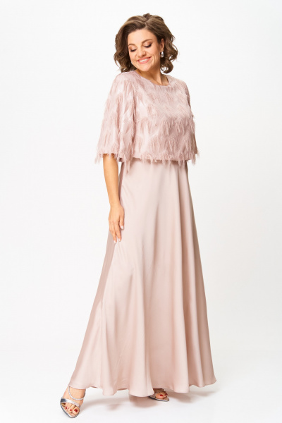 Платье Michel chic 2186 пыльная роза - фото 5