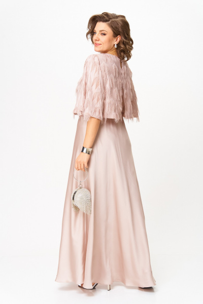 Платье Michel chic 2186 пыльная роза - фото 4