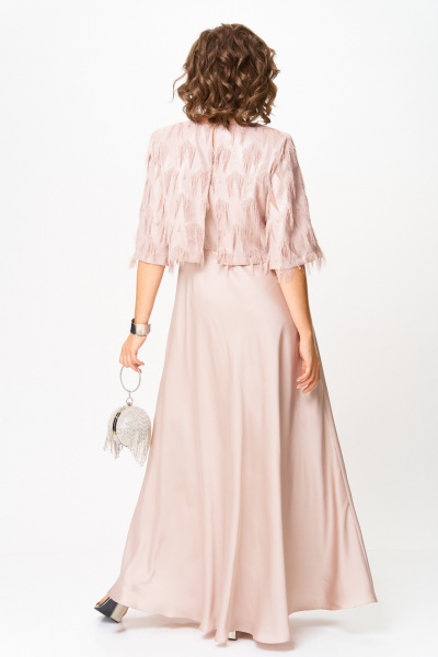 Платье Michel chic 2186 пыльная роза - фото 2