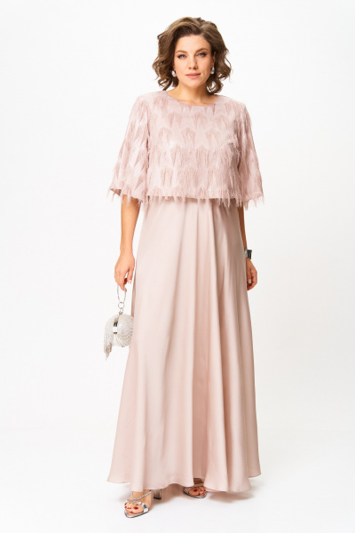 Платье Michel chic 2186 пыльная роза - фото 3