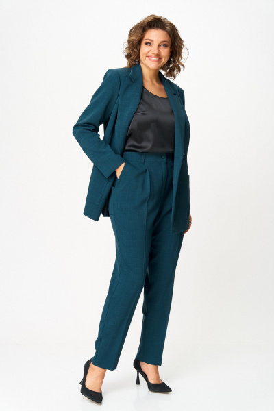 Брюки, жакет ANASTASIA MAK 1141-А морская_волна - фото 4