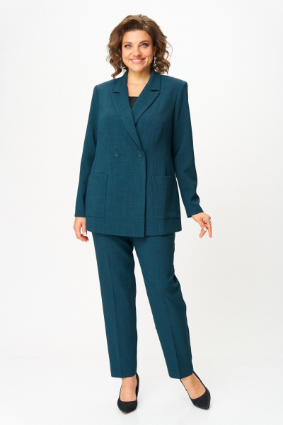 Брюки, жакет ANASTASIA MAK 1141-А морская_волна - фото 1