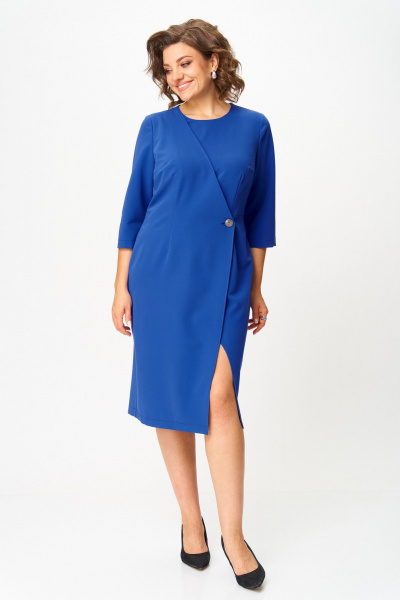 Платье ANASTASIA MAK 1279 василёк - фото 12