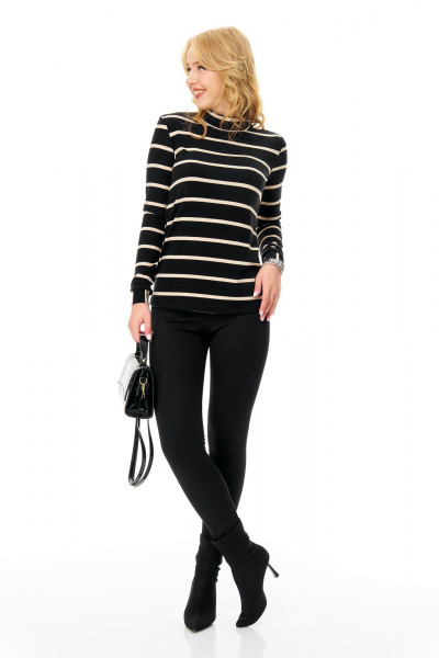 Водолазка, леггинсы T&N 7692 черный - фото 6