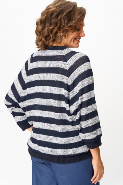 Джемпер Michel chic 782/1 синий_полоска - фото 4