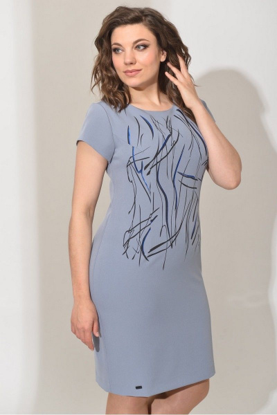 Платье Angelina 544 голубой - фото 2