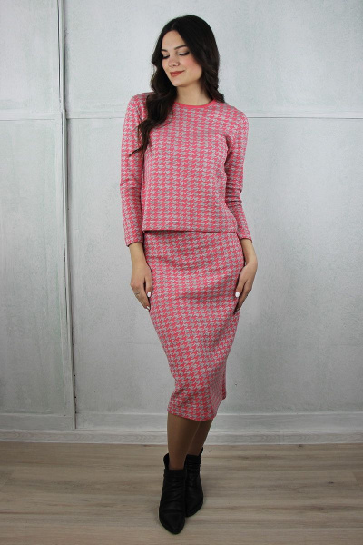 Джемпер, юбка Полесье С0063-18 8С0608-Д43 158,164 персиковый - фото 1