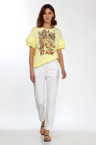 Блуза ELLETTO 3476 желтый - фото 2