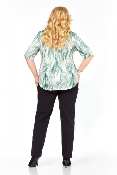 Блуза Abbi 4065 бирюза - фото 6