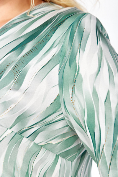 Блуза Abbi 4065 бирюза - фото 9