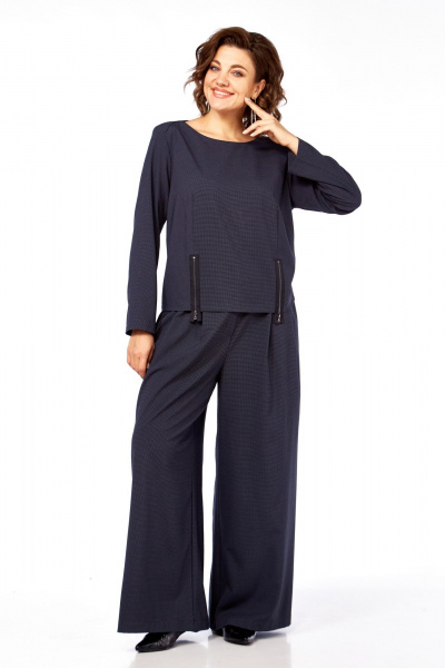 Блуза, брюки Диомант 2103 графит - фото 6