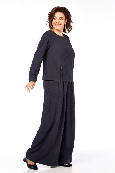 Блуза, брюки Диомант 2103 графит - фото 5