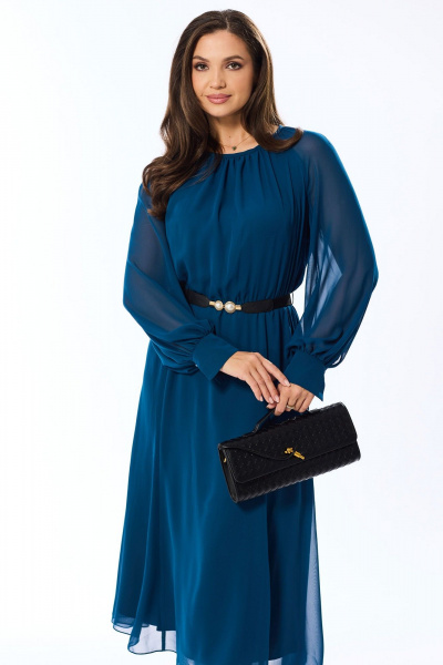 Платье Golden Valley 44214 темно-бирюзовый - фото 2