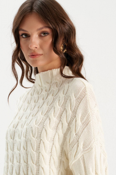 Джемпер Romgil РВ0283-ШЕ5 молочный - фото 3