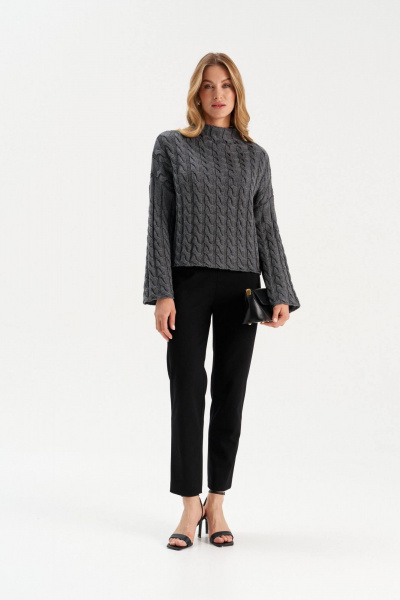 Джемпер Romgil РВ0283-ШЕ5 серый - фото 6