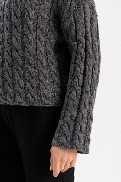 Джемпер Romgil РВ0283-ШЕ5 серый - фото 4