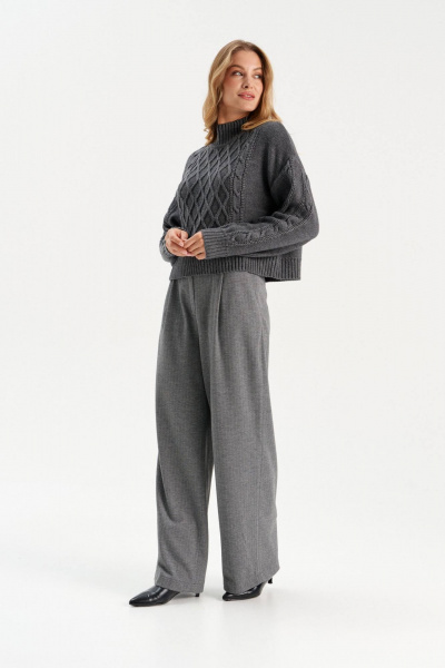 Джемпер Romgil РВ0284-ШЕ5 серый - фото 8