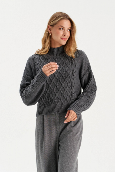 Джемпер Romgil РВ0284-ШЕ5 серый - фото 1