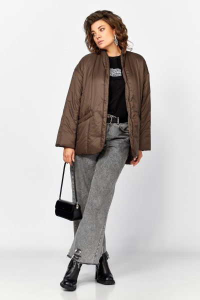 Куртка Lady Secret 6364 шоколадный - фото 7