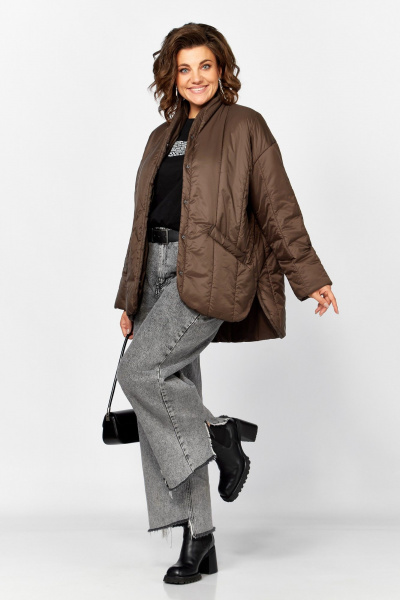 Куртка Lady Secret 6364 шоколадный - фото 6
