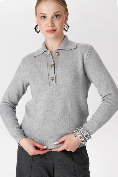 Джемпер Romgil РВ0296-ВИ5 серый - фото 8