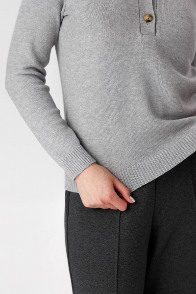 Джемпер Romgil РВ0296-ВИ5 серый - фото 6