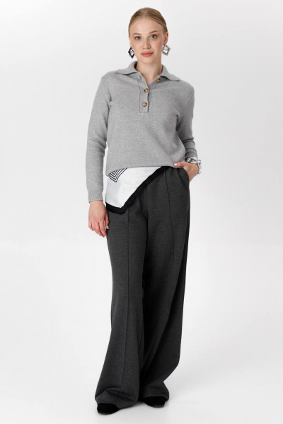 Джемпер Romgil РВ0296-ВИ5 серый - фото 1