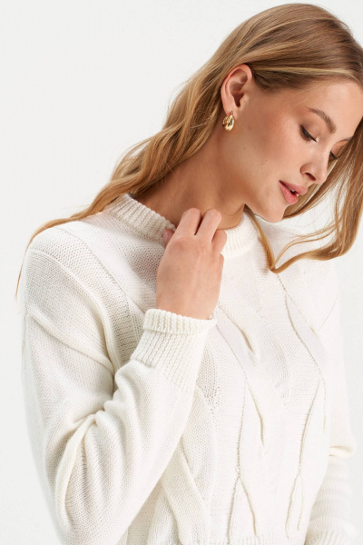 Джемпер Romgil РВ0301-ШЕ5 белый - фото 3