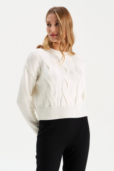 Джемпер Romgil РВ0301-ШЕ5 белый - фото 1