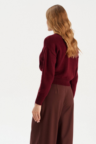 Джемпер Romgil РВ0301-ШЕ5 бордовый - фото 2