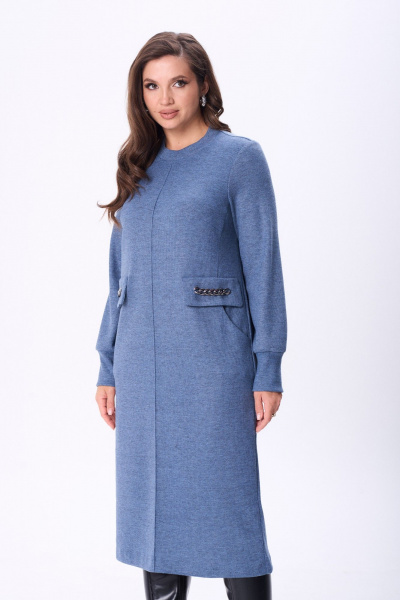 Платье TVIN 7768 деним - фото 7